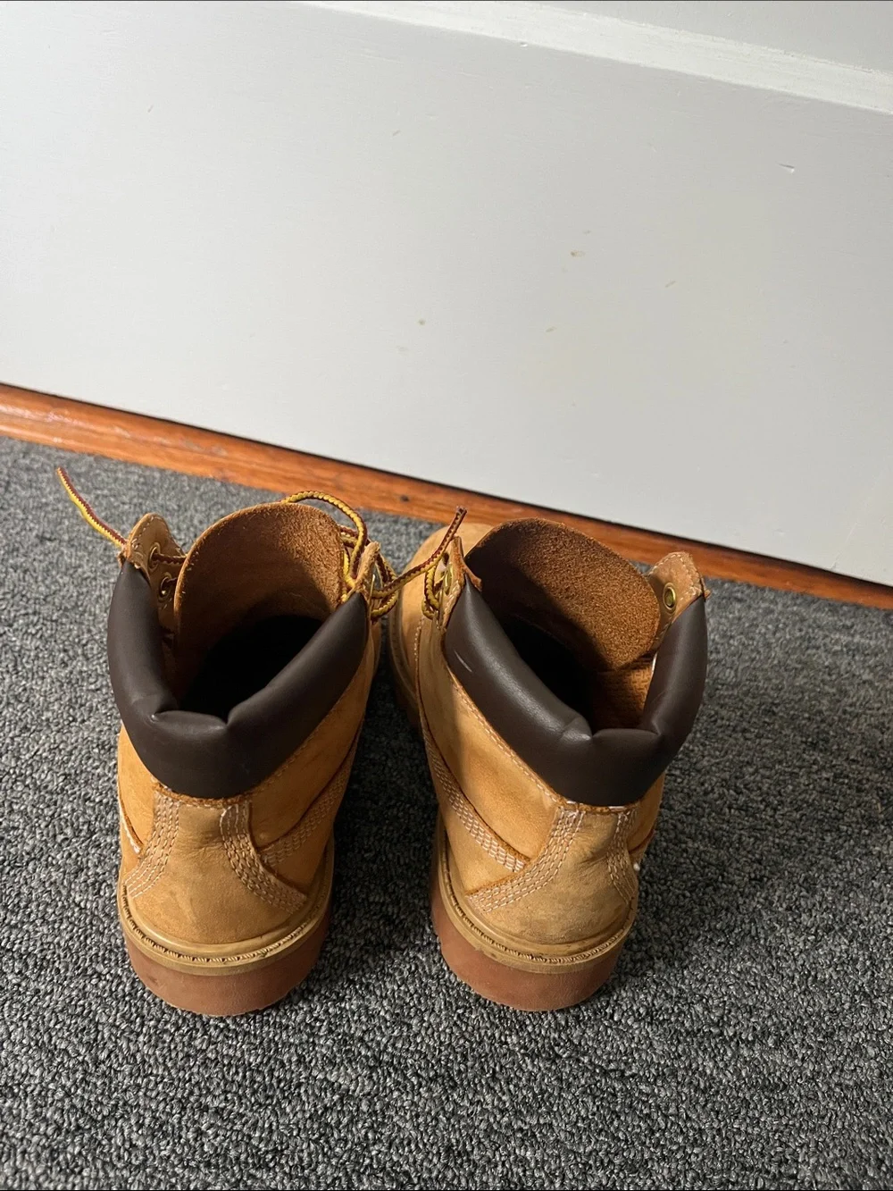 Timberland Kids Wheat/Tan Lace-Up Work Boots